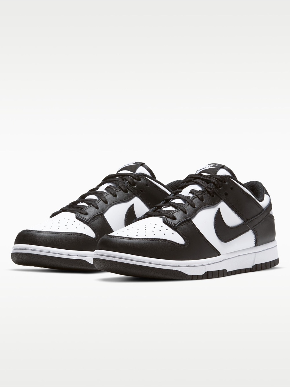 Nike Dunk Low "Panda" (Black/White) - Women's Size 6